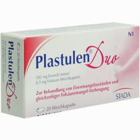 Plastulen Duo 102mg Eisen/0.5mg Folsäure Kapseln 20 Stück