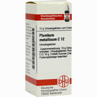 Plumbum Metallicum C12 Globuli 10 g