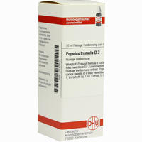 Populus Tremula D3 Dilution 20 ml