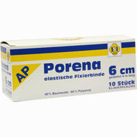 Porena Elast Mullbinde 6cm 10 Stück
