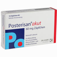 Posterisan Akut Zäpfchen 10 Stück