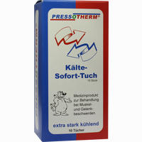 Pressotherm Kälte- Sofort- Tuch Tücher 10 Stück