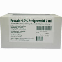 Procain 1% Steigerwald Injektionslösung 100 x 2 ml
