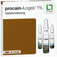 Procain- Loges 1% Injektionslösung Ampullen 5 x 2 ml