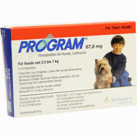 Program Tabletten für Hunde 67.8mg 2.5- 7kg Filmtabletten 6 Stück