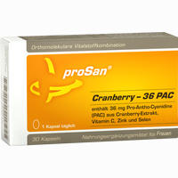 Prosan Cranberry 36 Pac Kapseln 30 Stück