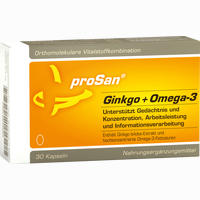 Prosan Ginkgo + Omega- 3 Kapseln 30 Stück