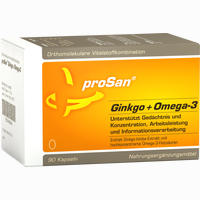 Prosan Ginkgo + Omega- 3 Kapseln 90 Stück