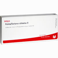 Pulmo/tartarus Stibiatus Ii Ampullen 10 x 1 ml