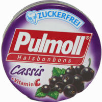Pulmoll Cassis Zuckerfrei+ Vitamin C Mini- Dose Bonbon 20 g