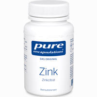 Pure Encapsulations Zink (zinkcitrat) Kapseln 180 Stück