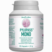 Pylopass Mono 200 Mg bei Helicobacter Pylori Kapseln 60 Stück