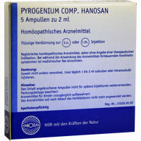 Pyrogenium Comp.hanosan Ampullen 5 x 2 ml