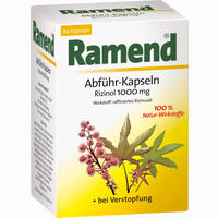 Abbildung von Ramend Abführ- Kapseln Rizinol 1000mg Weichkapselnwka 60 Stück