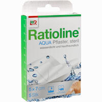 Ratioline Aqua Duschpflaster Plus 5x7cm Steril 5 Stück