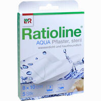 Ratioline Aqua Duschpflaster Plus 8x10cm Steril 5 Stück