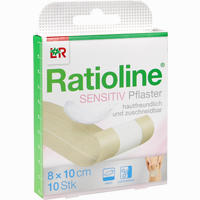 Ratioline Sensitive Wundschnellverband 8cmx1m Pflaster 1 Stück