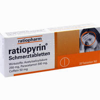 Ratiopyrin Schmerztabletten 20 Stück