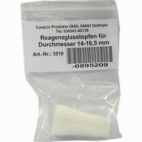 Reagenzglas- Stopfen 14- 16. 5mm Durchmesser 1 Stück