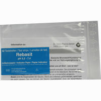 Rebasit Indikatorpapier Teststreifen 1 Packung