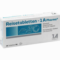 Reisetabletten- 1 A Pharma 20 Stück