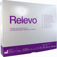 Relevo Superabsorber Wundauflage 20x22cm Verband 50 Stück