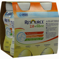 Resource 2,0 Fibre Vanille 4 x 200 ml