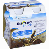 Resource Protein Drink Kaffee Fluid 4 x 200 ml