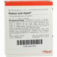 Retina Suis- Injeel Ampullen 10 Stück