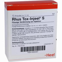 Rhus Tox- Injeel S Ampullen 10 Stück