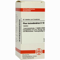 Rhus Toxicodendron D10 Tabletten 80 Stück