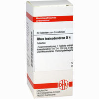 Rhus Toxicodendron D4 Tabletten 80 Stück