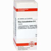 Rhus Toxicodendron D6 Tabletten 80 Stück