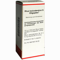 Rhus Toxicodendron N Oligoplex Liquidum 50 ml