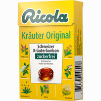 Ricola Kräuter Original Kräuterbonohne Zucker Box 50 g