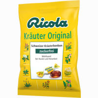 Ricola Kräuter Original Ohne Zucker Beutel Bonbon 75 g