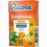 Ricola Orangenminze Ohne Zucker Box Bonbon 50 g