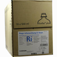 Ringer- Infusionslösung B.braun Ecoflac Plus 10 x 500 ml