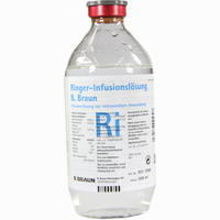 Ringer Infusionslösung B.braun Glas 500 ml