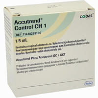 Roche Accutrend Control Ch 1loesung (1 X 1,5 Ml) Lösung 1 x 1.5 ml