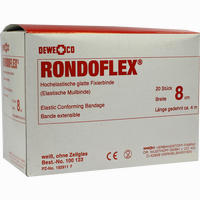 Rondoflex Binde Weiss 4m X 8cm 20 Stück