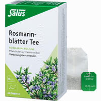 Rosmarinblätter Arzneitee Rosmarini Folium Salus Filterbeutel 15 Stück