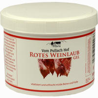 Rotes Weinlaub Gel Gel 500 ml