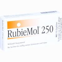 Rubiemol 250 Kleinkinder- Zäpfchen 10 Stück