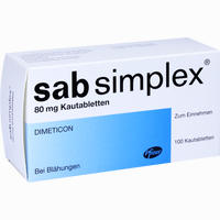 Sab Simplex 80mg Kautabletten 100 Stück