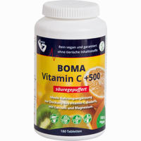 Säuregepuffertes Vitamin C + 500 Tabletten 180 Stück