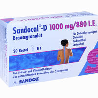 Sandocal- D 1000mg 880 I.e. Brausegranulat 20 Stück