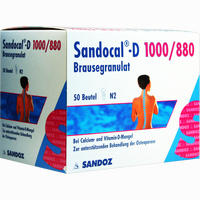 Sandocal- D 1000mg 880 I.e. Brausegranulat 50 Stück