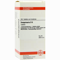 Sanguinaria D6 Tabletten 200 Stück