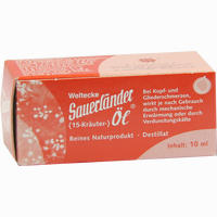 Sauerländer 15- Kräuteröl Öl 10 ml